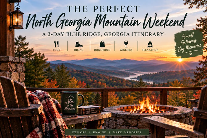 The Perfect North Georgia Mountain Weekend: A 3-Day Blue Ridge, Georgia Itinerary