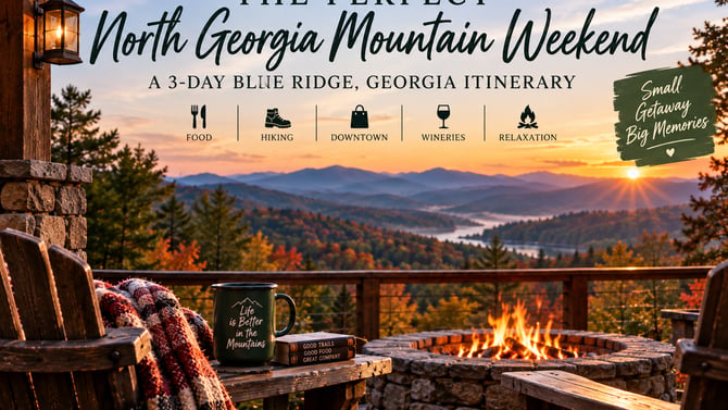 The Perfect North Georgia Mountain Weekend: A 3-Day Blue Ridge, Georgia Itinerary